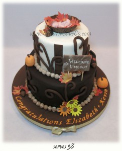 Autumn Baby Shower cake