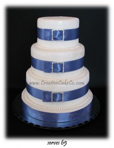 Blue Buckles Cake