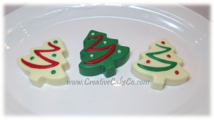 Christmas Trees sandwich cookies