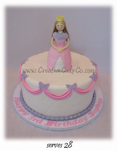 Princess Swags & Butterflies cake