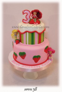Strawberry Shortcake Inspired cake 2