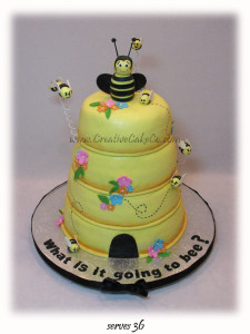 What is it going to bee? Gender Reveal cake