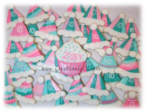 Birthday Party Hat cookies