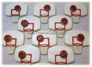 Basketball Backboard cookies