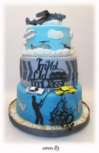 Flight, Cars, and Fishing Cake