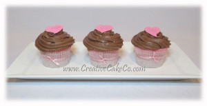 Pink Hearts cupcakes