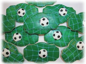 Soccer Ball In Net cookies