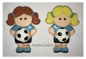 Soccer Girl cookies