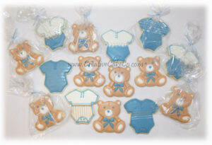 Teddy Bear & Onesie Cookies